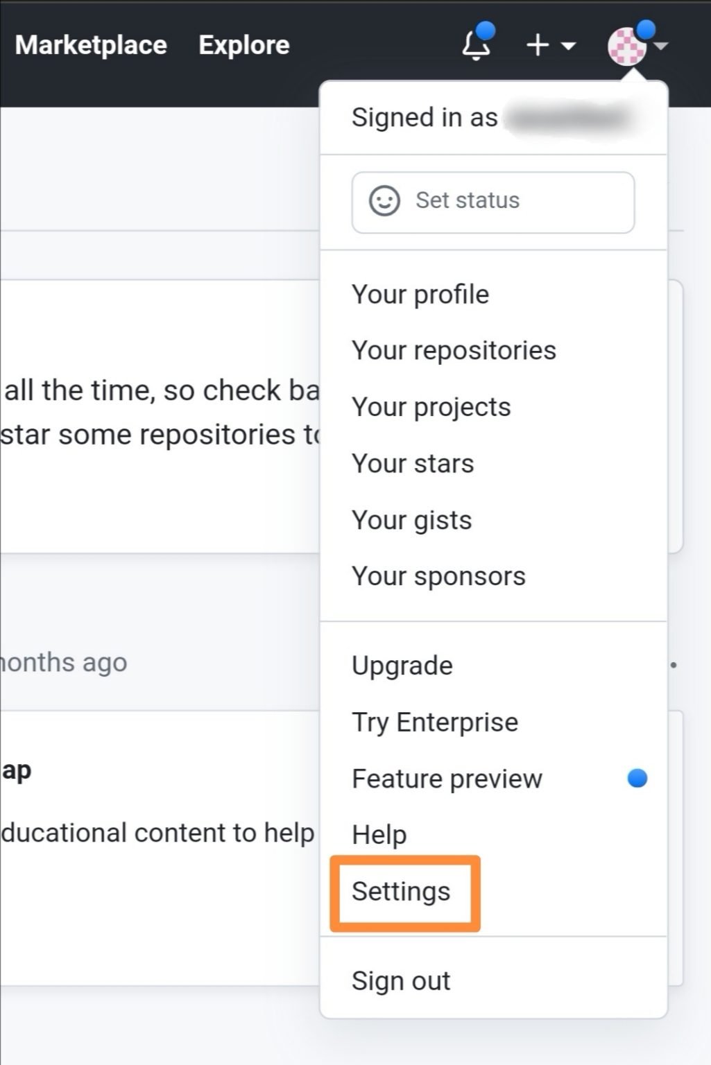 Generate fine grained personal access token in GitHub
